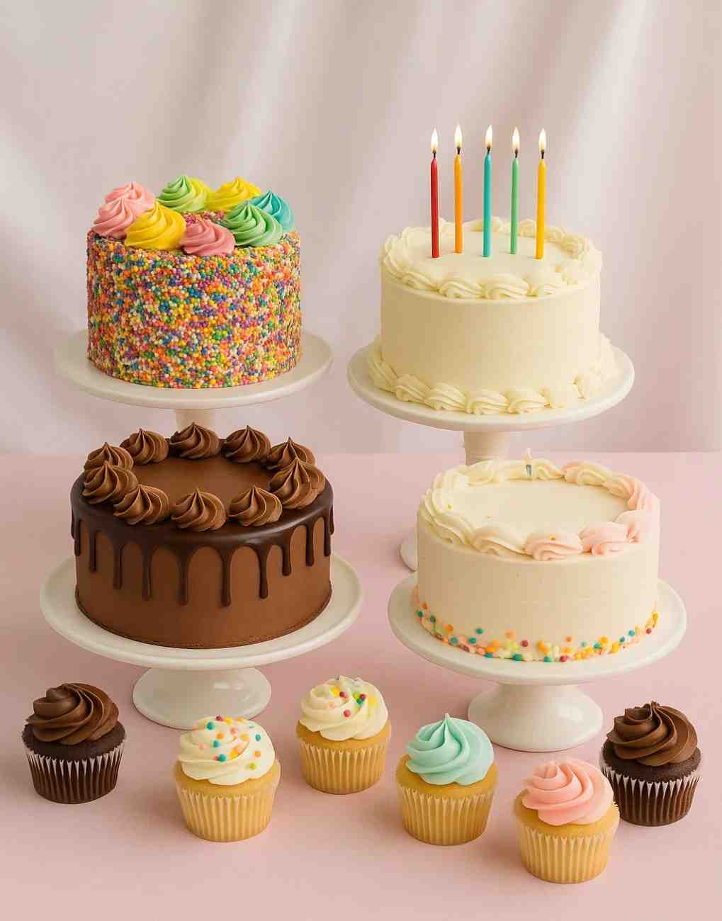 Baker crafting desserts