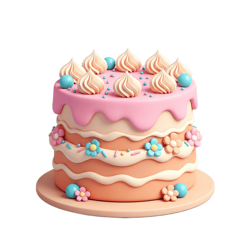 Beautiful Birthday Cake